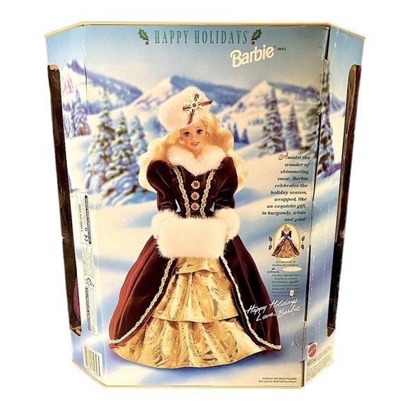 Rare vintage Collectible 1996 Holiday Barbie - Picture 2 of 3
